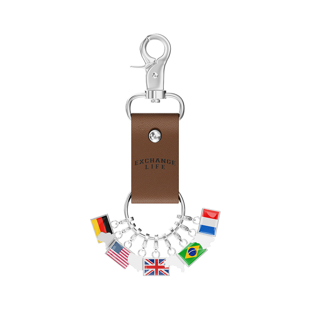 GlobeLink™ - Holds 100 Charms (Extra Keyrings Included)