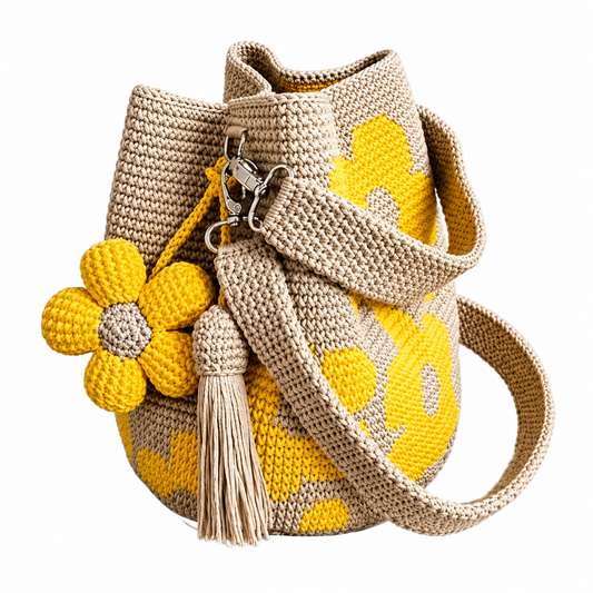 Sunflower Breeze™ Crochet Bag